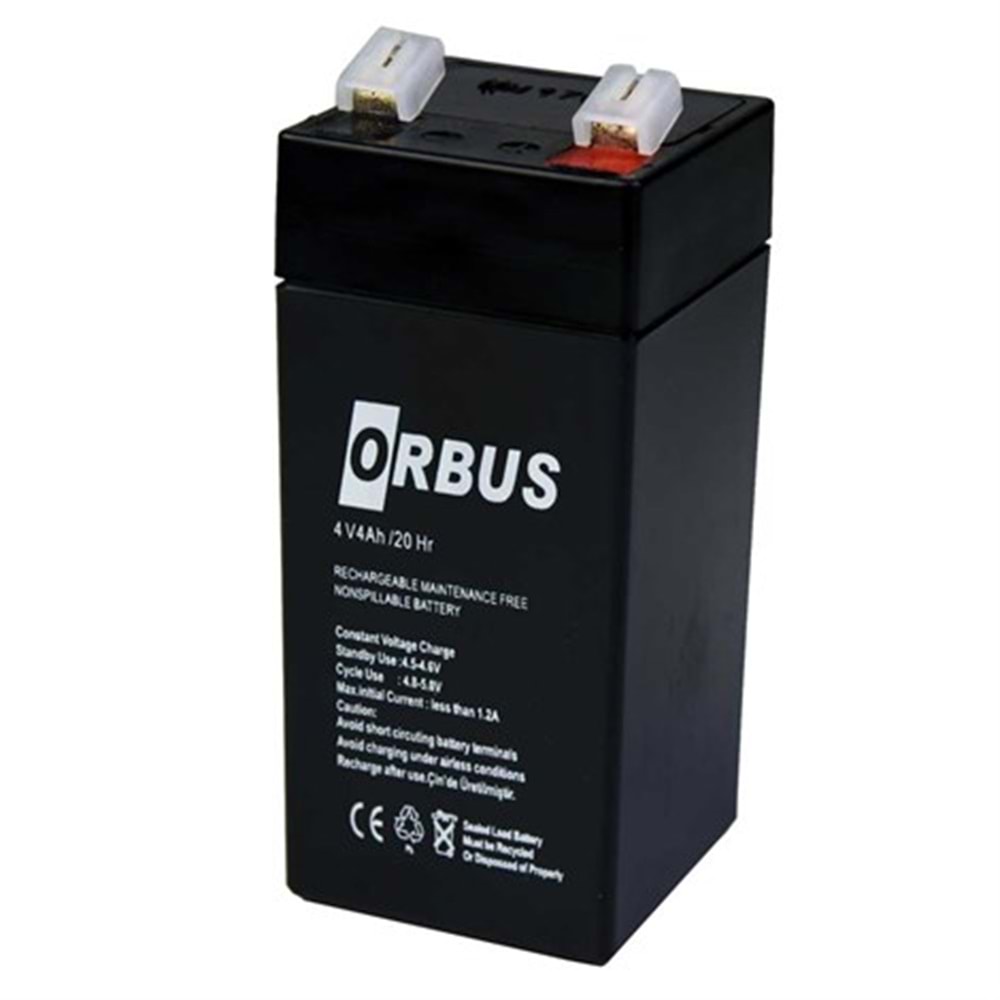 Orbus 7136 4 Volt 4 Amper Kuru İnce Akü