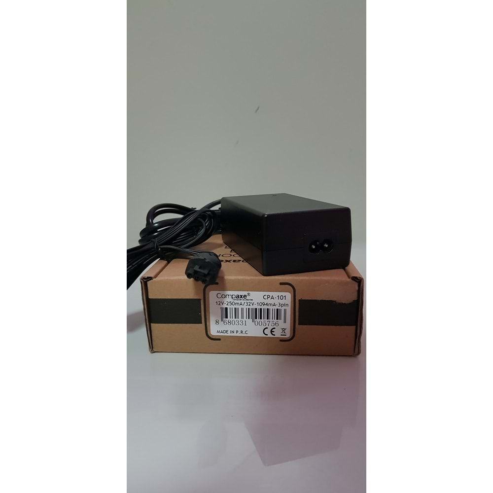 Compaxe CPA-101 12 Volt 240MA 3 Pin Printer Yazıcı Adaptör