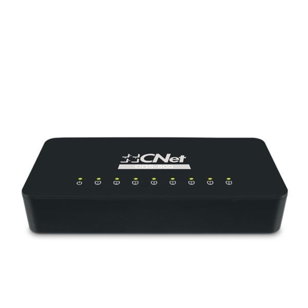 Cnet CGS800 8 Port 10/100/1000 Plastik Kasa Gibabit Ethernet Switch