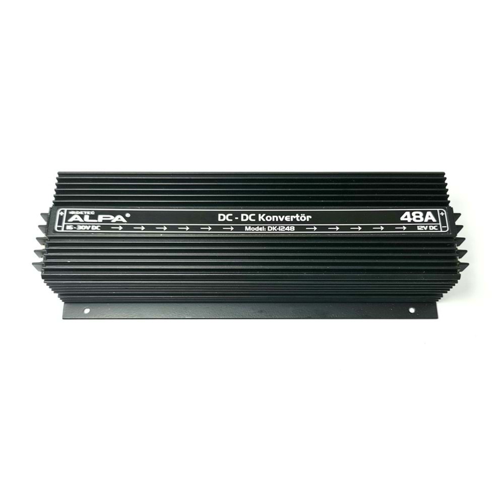 Alpa DK-1248 16-30 Volt Arası Giriş - 12 Volt Çıkış 48 Amper Dönüştürücü Adaptör