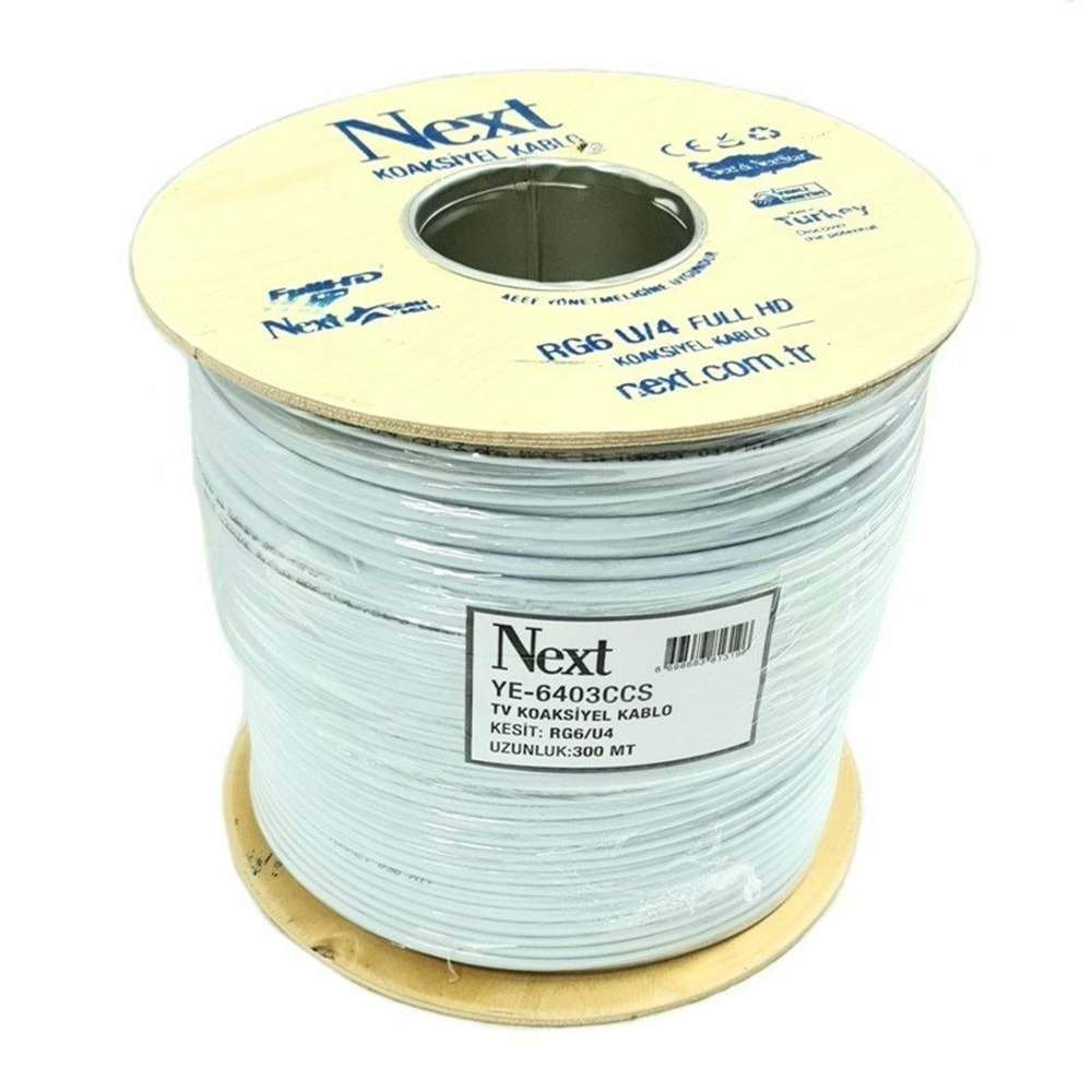 Next YE-6403AL CCS Rg6 U6 Uydu Kablo - Metre