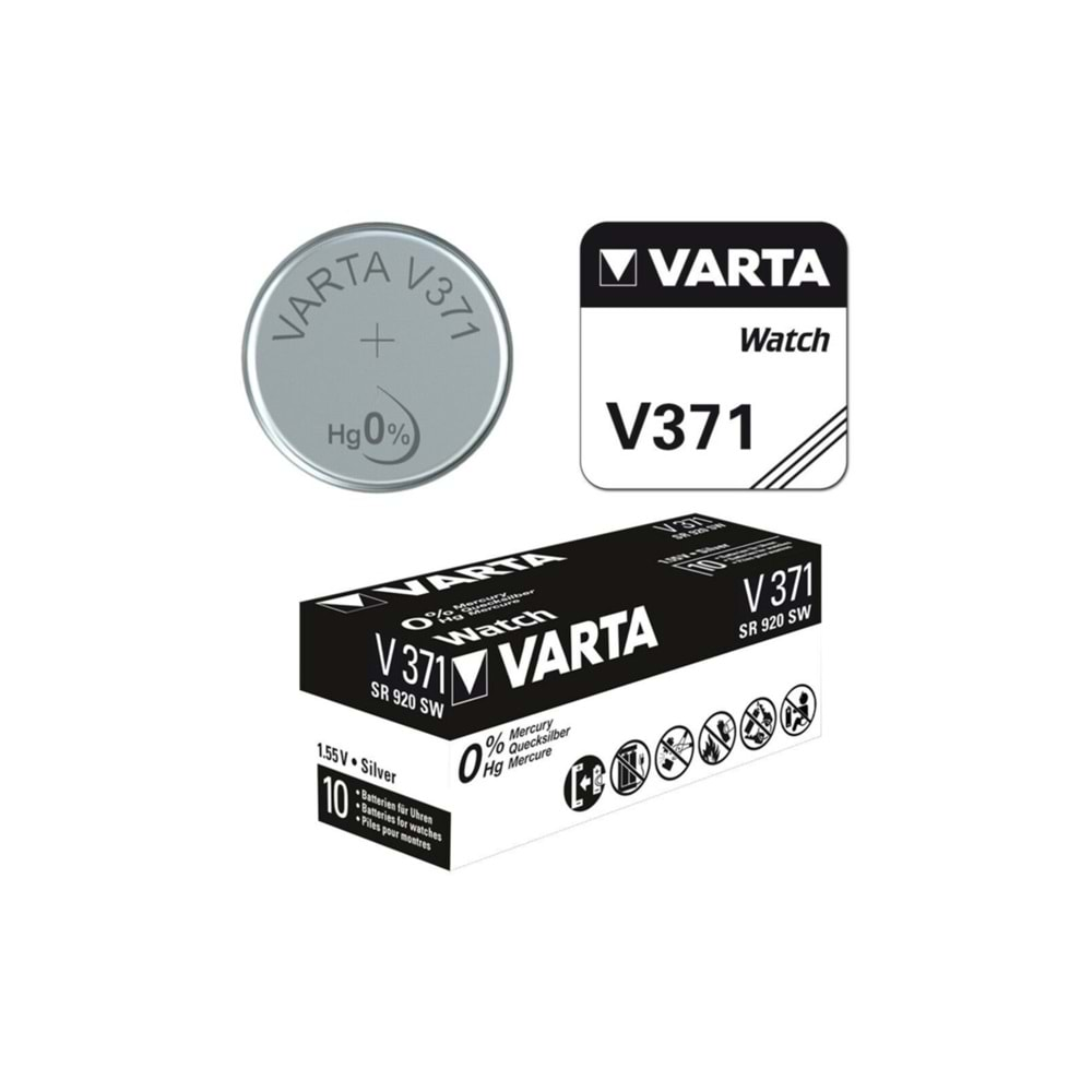 Varta V371 SR920SW 1.55 Volt Saat Pili