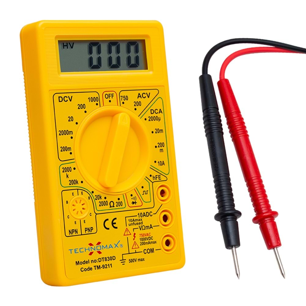 Tenon DT-830D Digital Ölçü Aleti