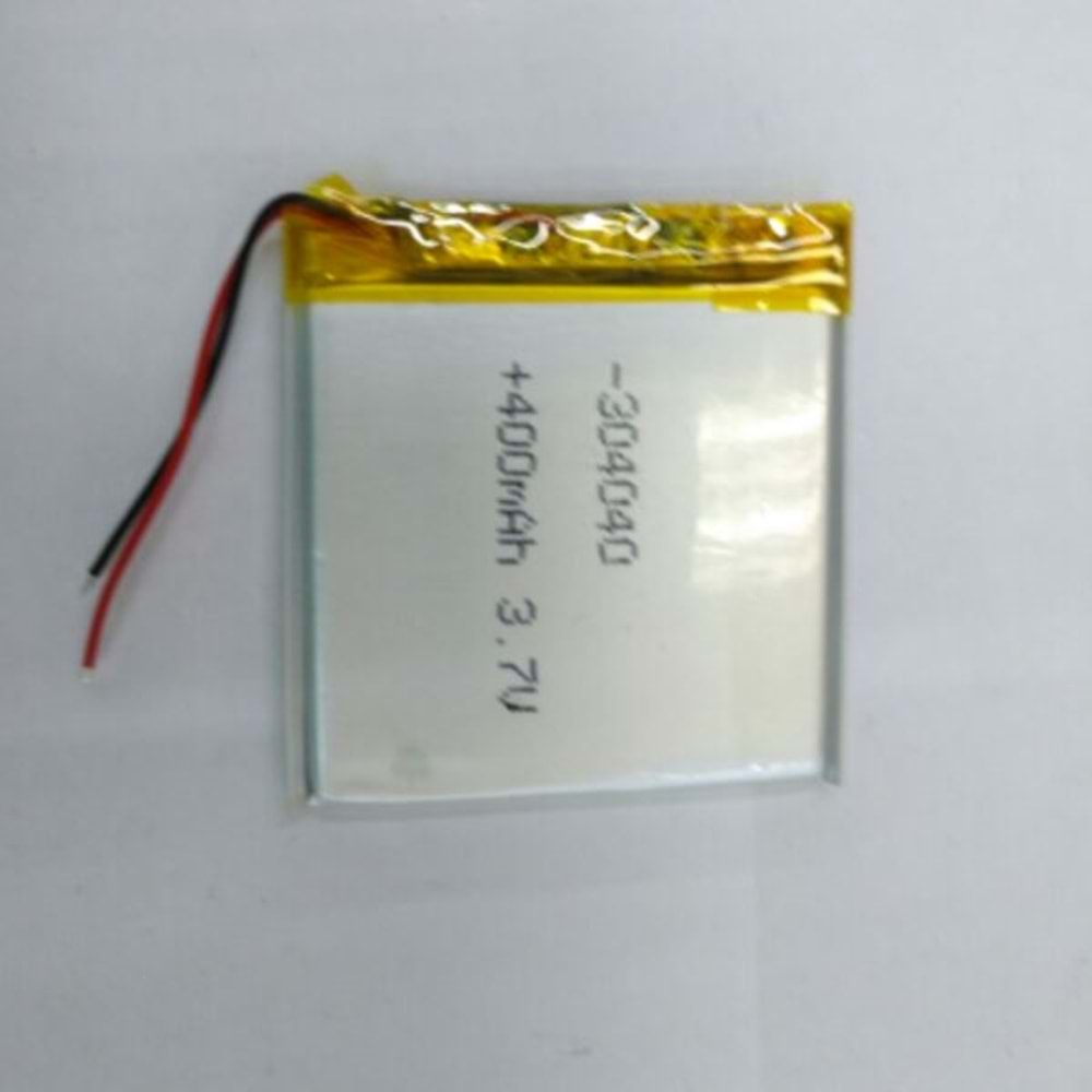 Lipo 304040 3.7 Volt 400 mAh Lityum Polimer Pil