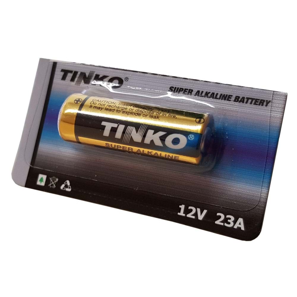 Tinko 23A 12 Volt Pil Alkalin