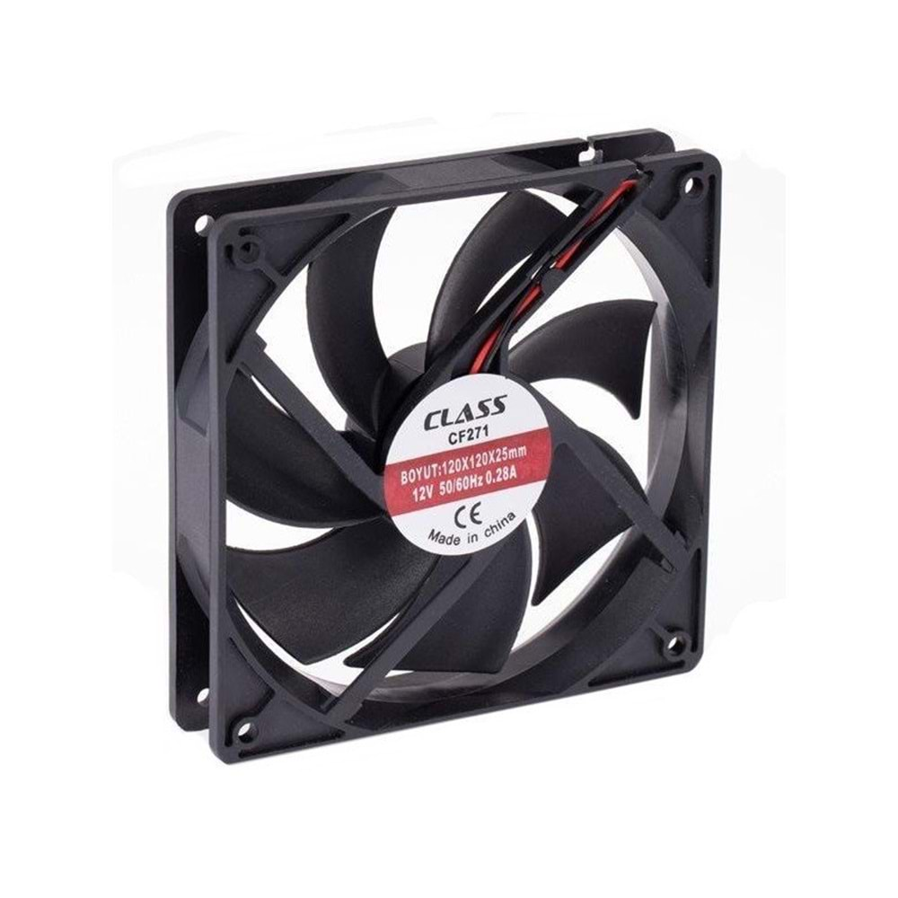 Class CF-271 120x120x25 Dc 12 Volt 2 Pin 50/60 Hz 0.28A Fan