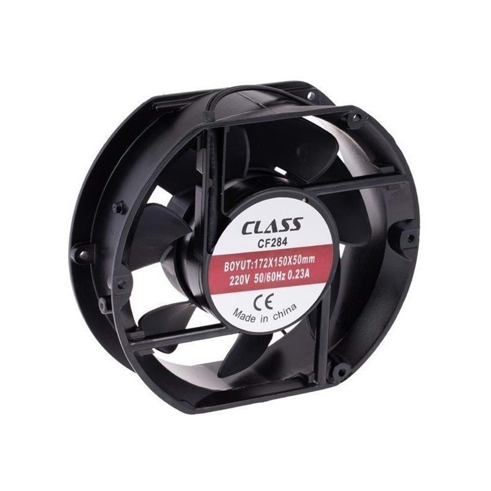 Class CF-284 172X150X50 Ac 220 Volt 2 Pin 50/60 Hz 0.23A Fan