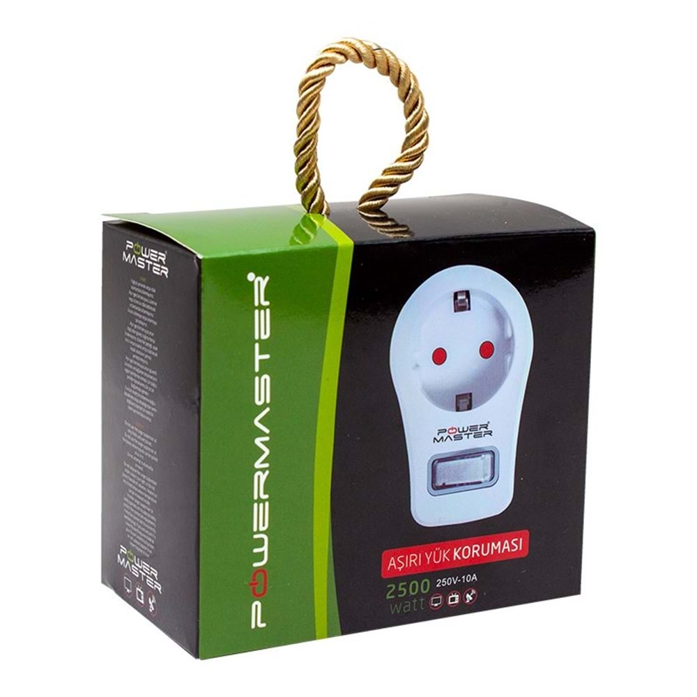 Powermaster 16816 Tekli Akım Korumalı Anahtarlı Priz