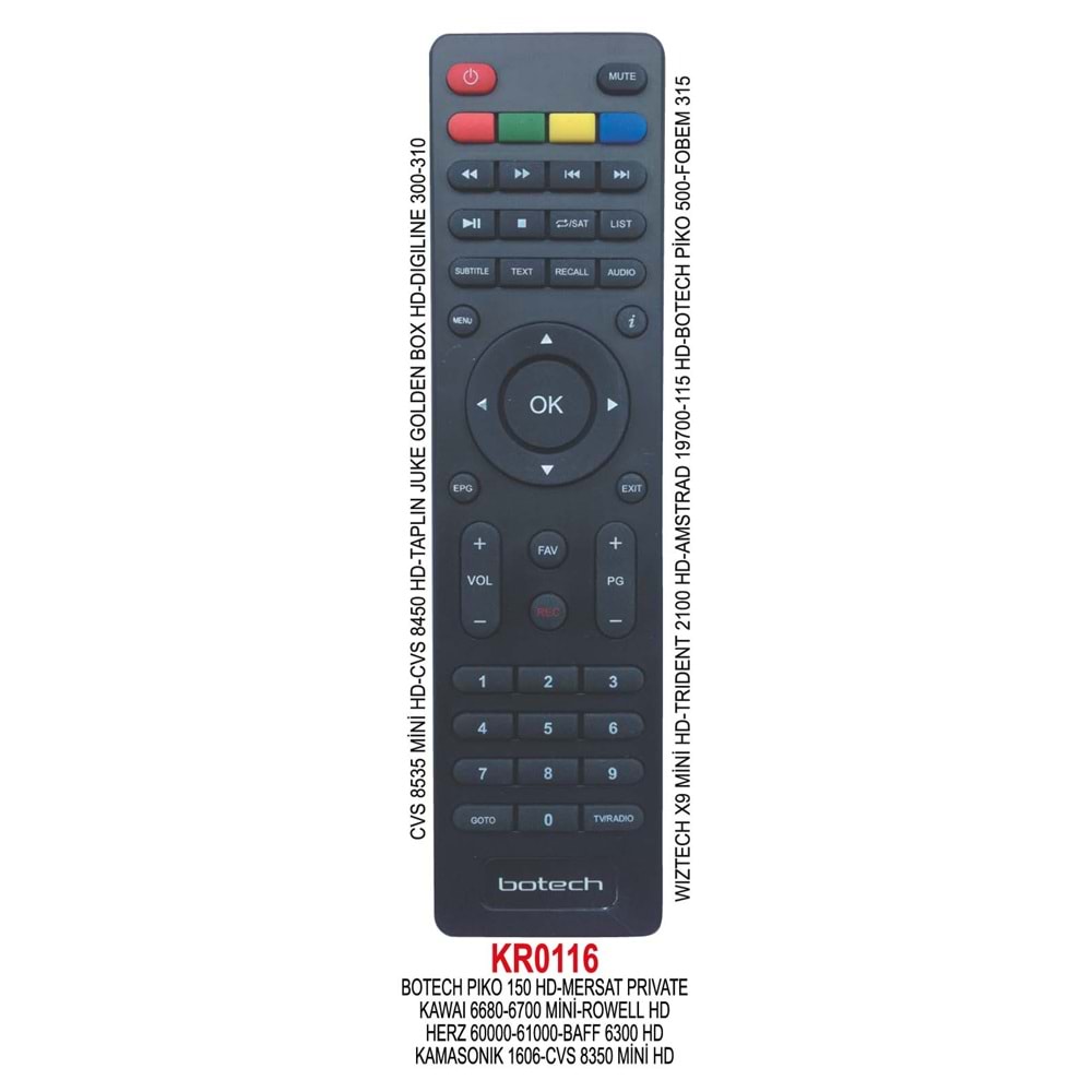Swat KR0116 Botech Piko 150 Mini Hd Uydu Kumandası