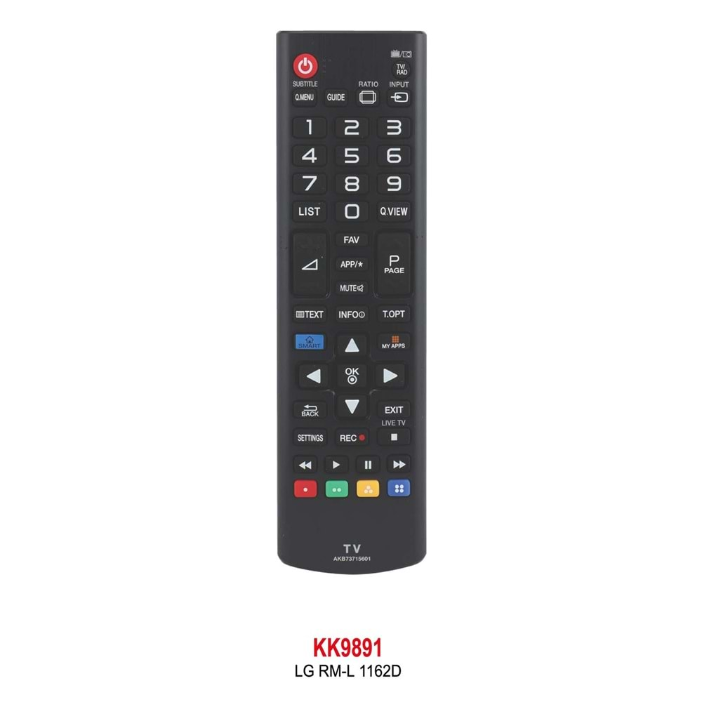 Swat KK9891 Lg RM-L1162D Smart-My Apps Lcd-Led Tv Kumandası