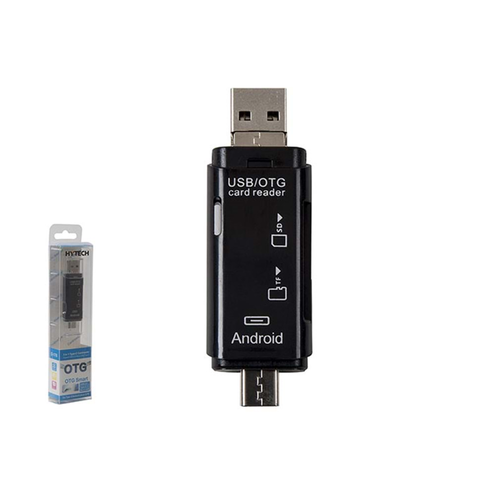 Hytech HY-3 3 in 1 USB+Micro+TypeC Usb 3.1 Harici Kart Okuyucu