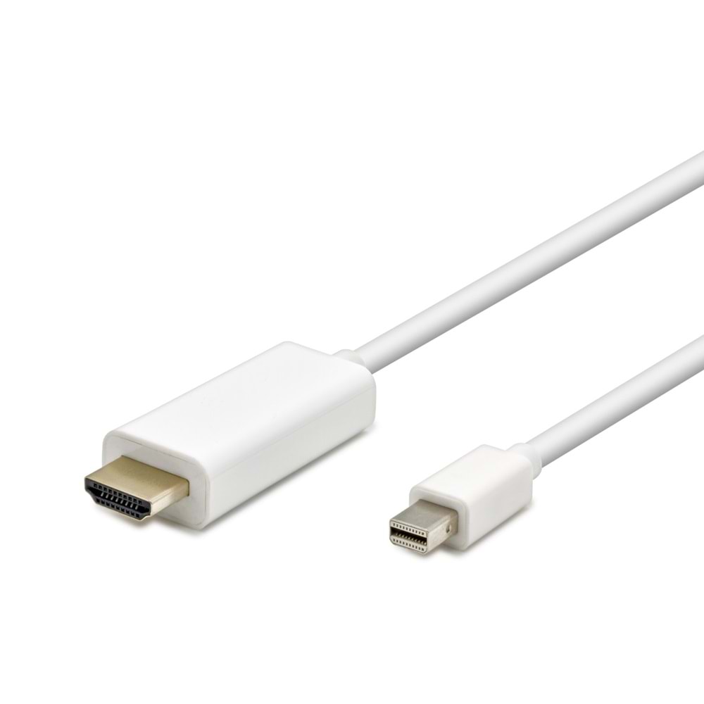 Hadron HDX7759(4681) Mini DısplayPort To Hdmı Erkek Dönüştürücü 1.8 Metre Kablo
