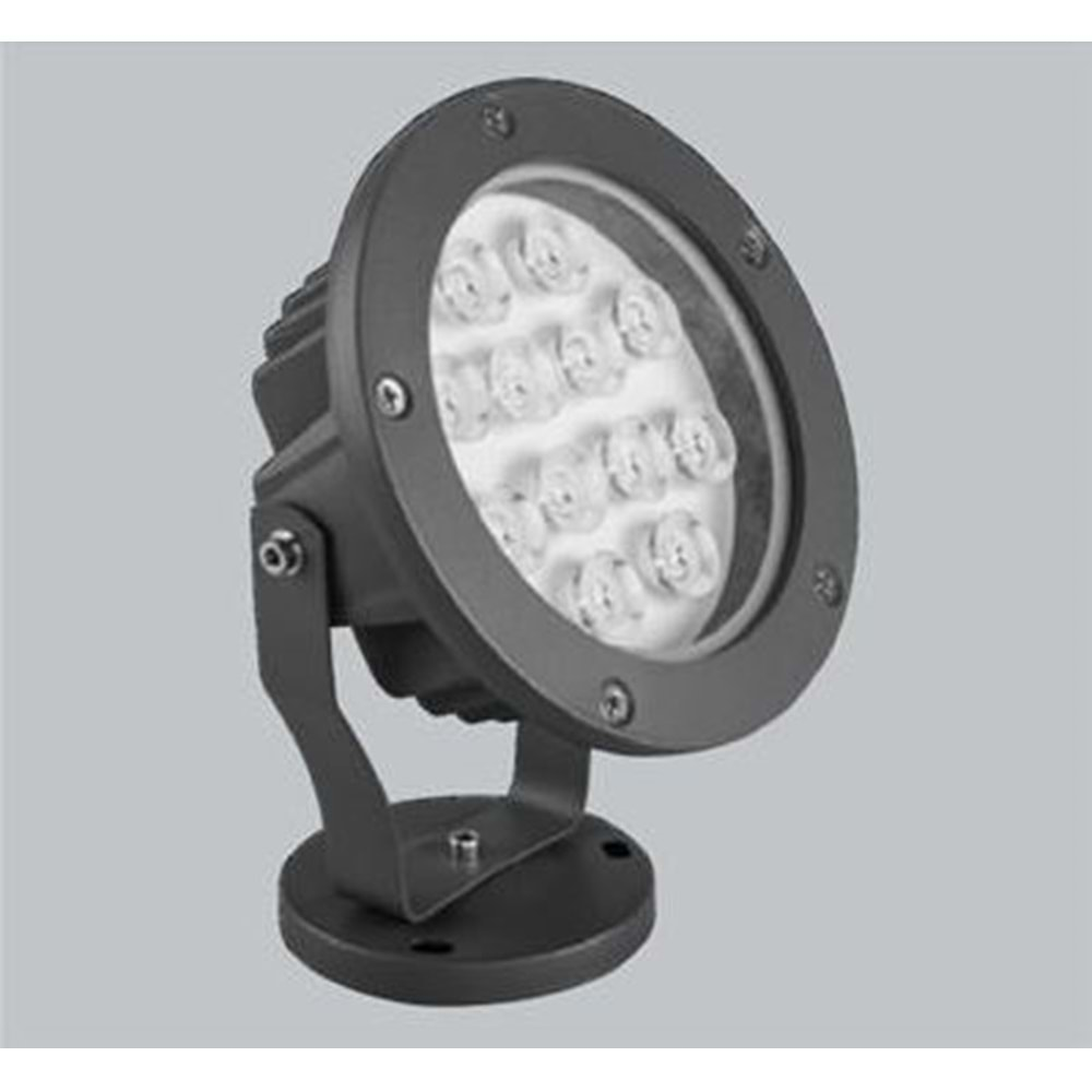 İnoled 5360-02 9 Watt Günışığı 1080 Lümen 3000 Kelvin Sıva Üstü Led Bahçe Armatürü