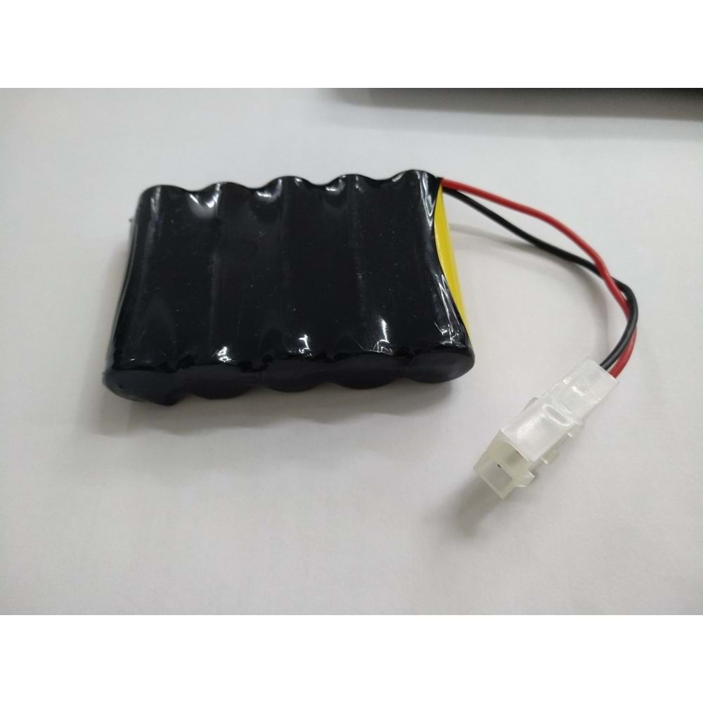 Efcell 5'Li 6 Volt 700 mAh 2 Pin Beyaz Tamiya Soketli Oyuncak Pili