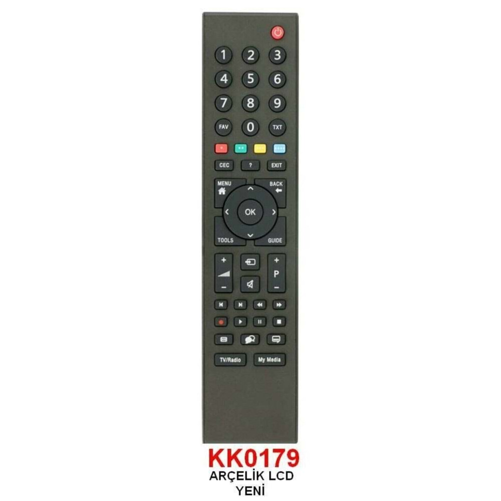 Swat KK0179 Arçelik Media Tuşlu Lcd/Led Tv Kumandası