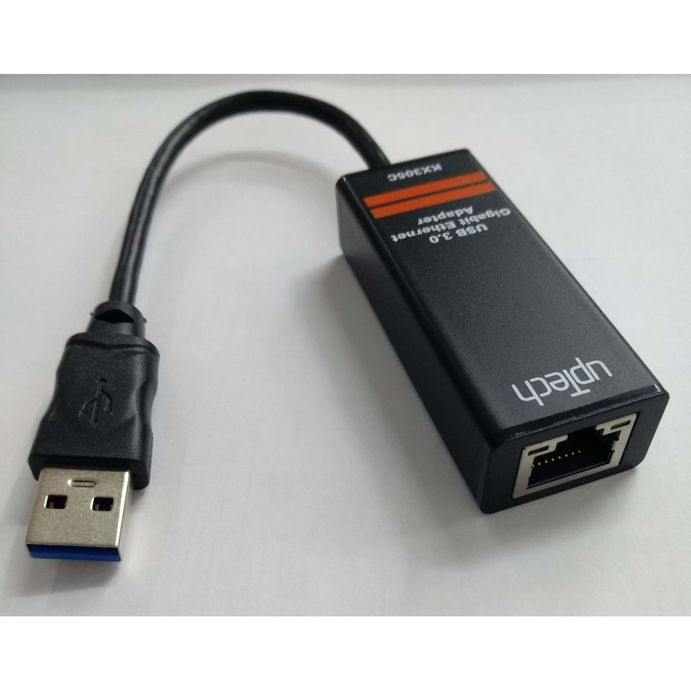 Uptech KX-305C Kablolu Usb 3.0v to RJ45 10/100/1000 Mbps XP+7+8+Win10+Mac OSx ve Linux Uyumlu Gigabit Ethernet Çevirici