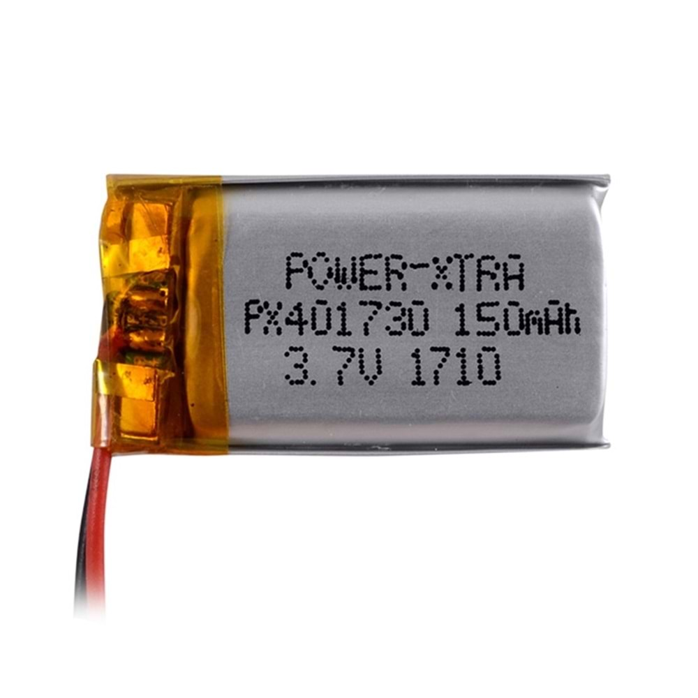 Power-Xtra PX401730 3.7V 150 mAh Li-Polimer Pil (Devreli/1.0A)