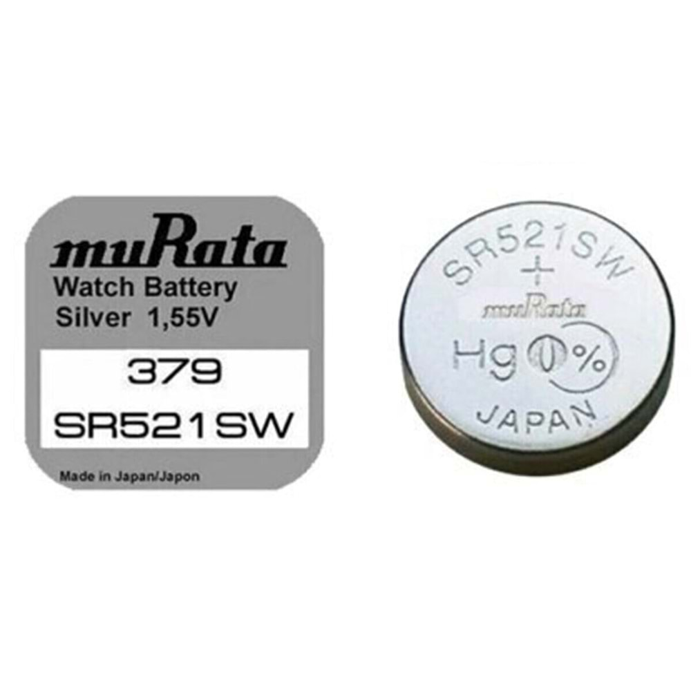 Murata 362 SR721SW Saat Pili