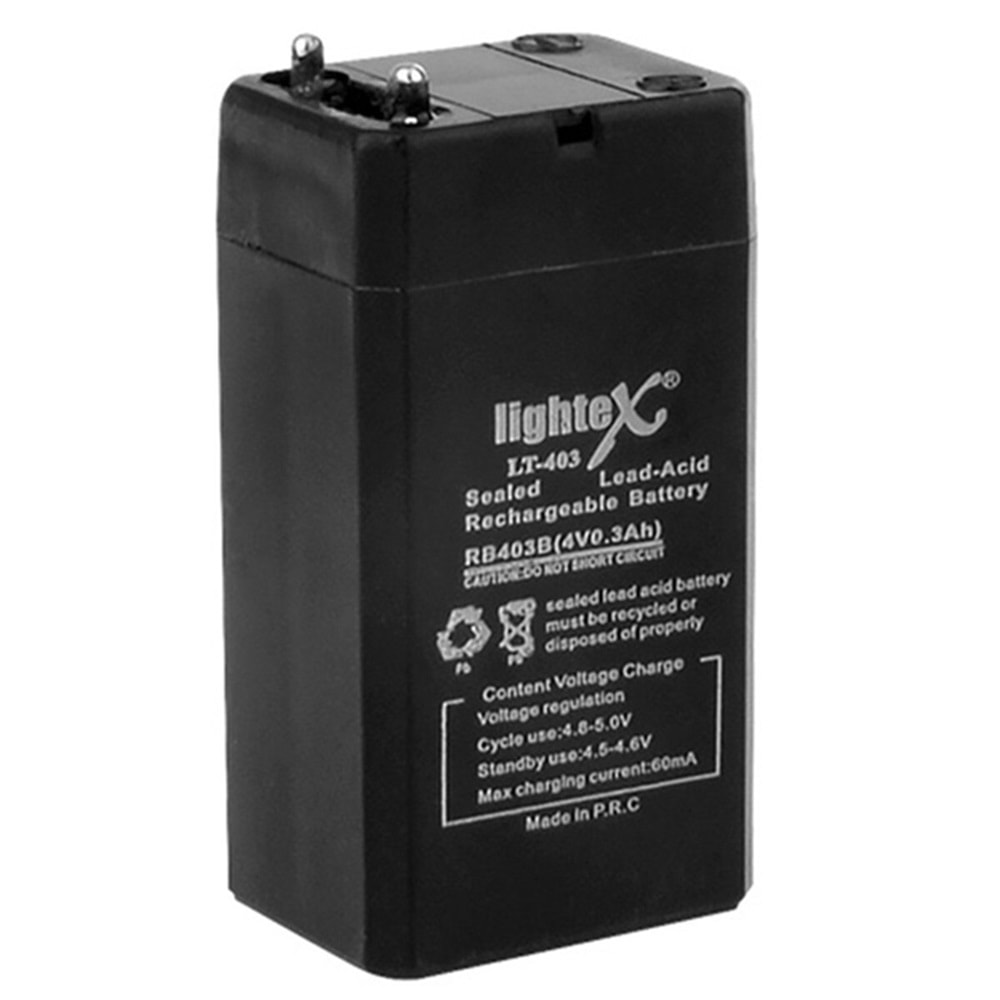 Lightex LT-403 4.2 Volt 0.3 Amper Kuru Akü