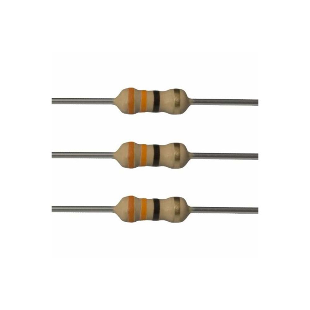 0.68 Ohm 1/4 Watt Direnç - 10 Lu Paket Halinde