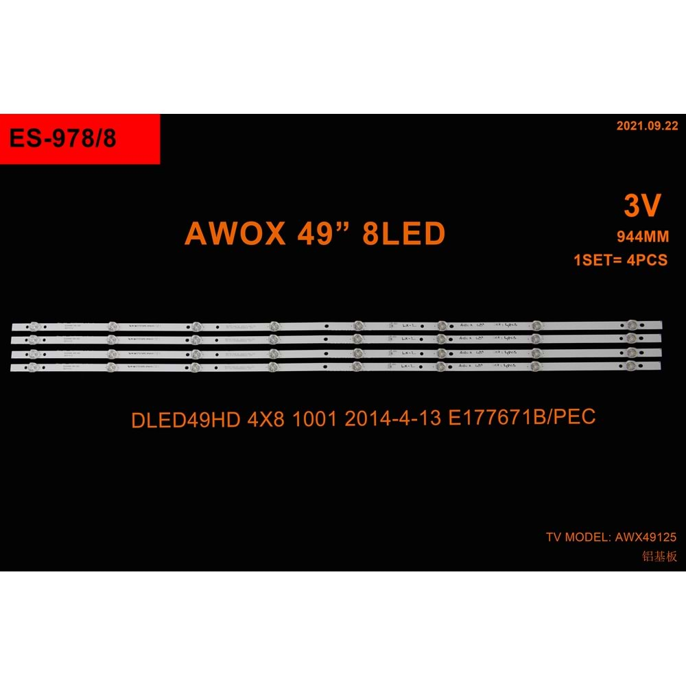 Winkel SET-2354 MLD326x4 Awox 49