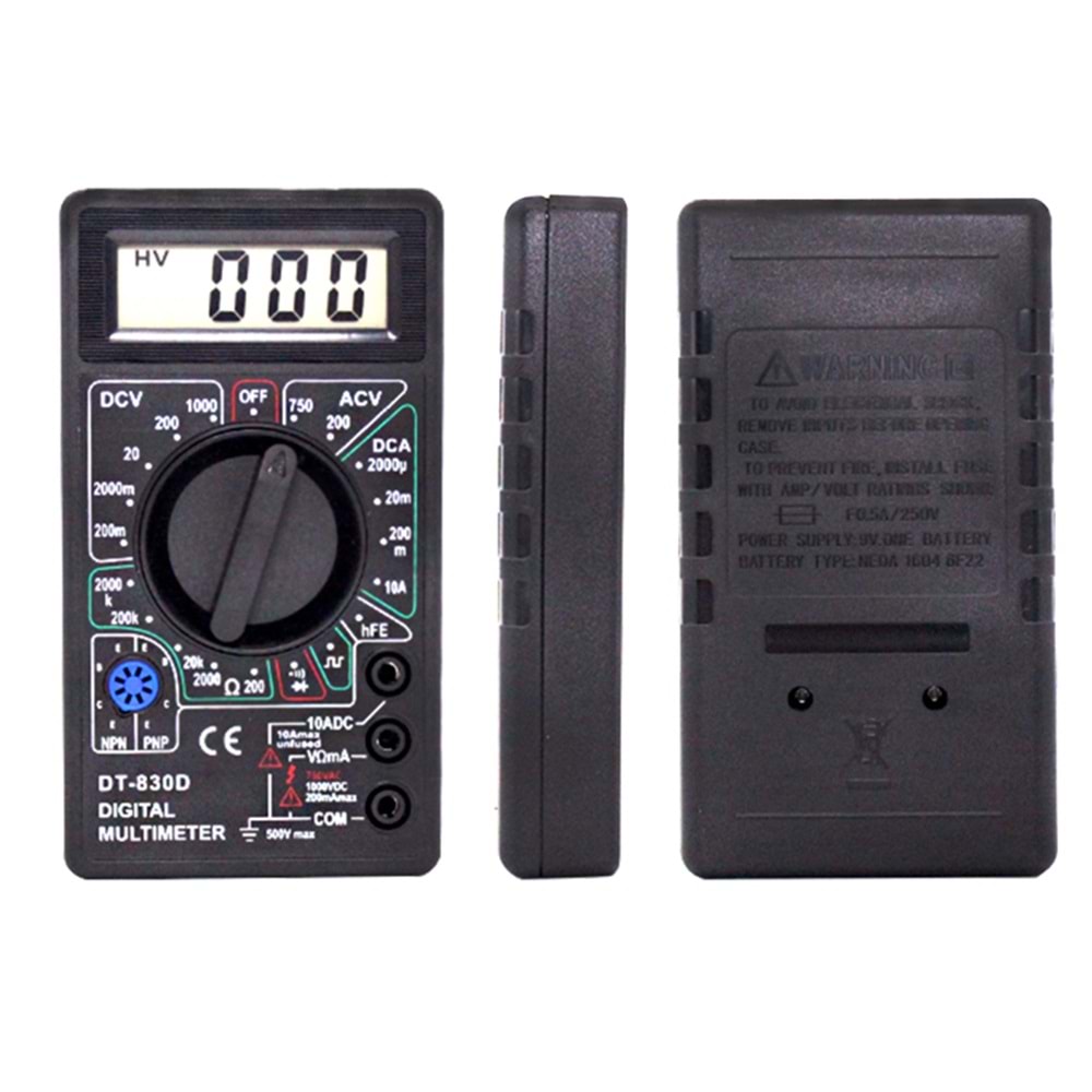 Powermaster 2479 DT-830D Digital Ölçü Aleti