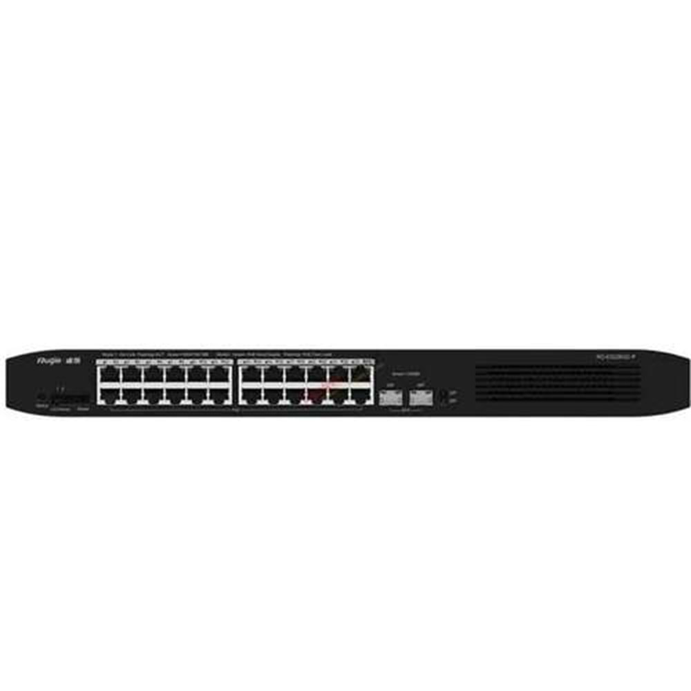 Ruijie Reyee RG-ES226GC-P 24+1+2 24 Portlu 10/100/1000 Gigabit Yönetilebilir Switch 2 SFP+24 Port Poe 370 Watt