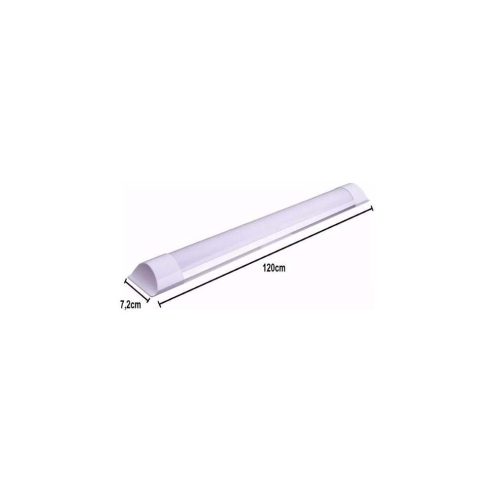 Hightek 120 cm 40 Watt 220 Volt Beyaz Led Armatür Etanj