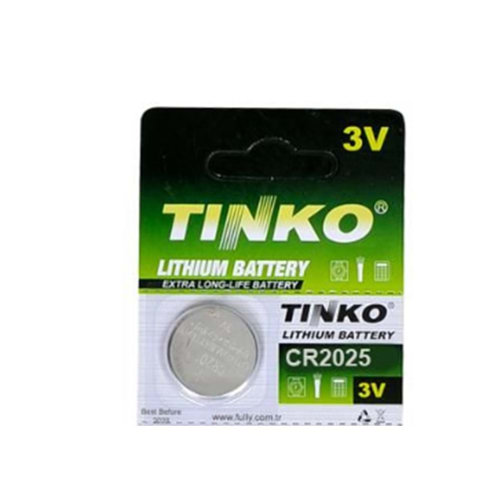 Tinko CR-2025 3 Volt Para Pil