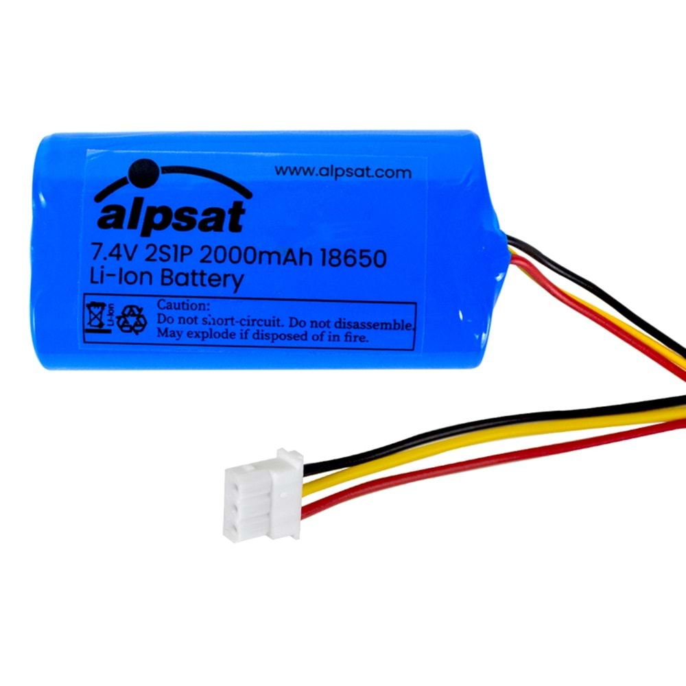 Alpsat Satfinder 2 Plus - Satfinder 2 HD Plus Orijinal 7.4 Volt 2200 mAh 18650 Uydu Bulucu Pili - 19271