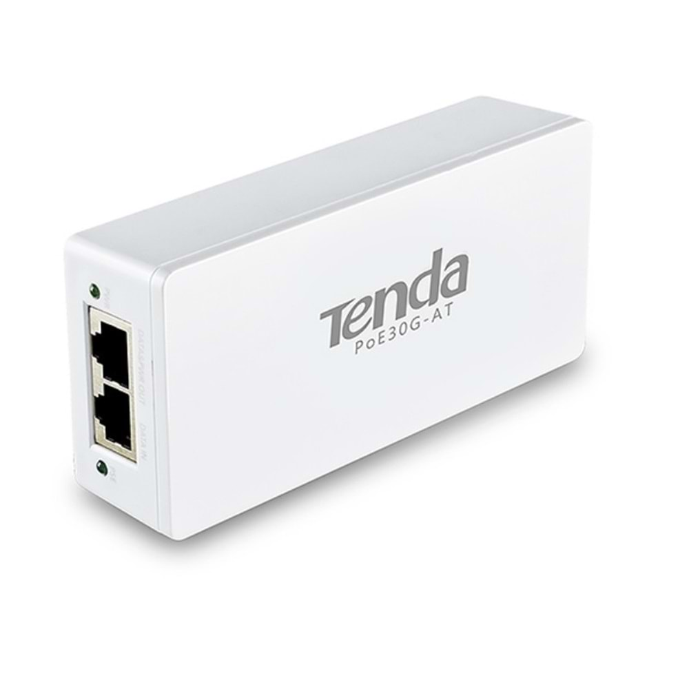 Tenda POE30G-AT 2 Port 10-100-1000 Mbps Poe Enjektörü