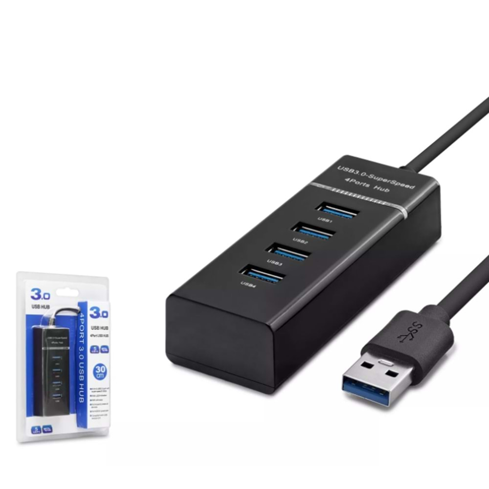 Hadron HDX7017 Usb 3.0 4 port 27 cm 4 Port Usb Çoğaltıcı