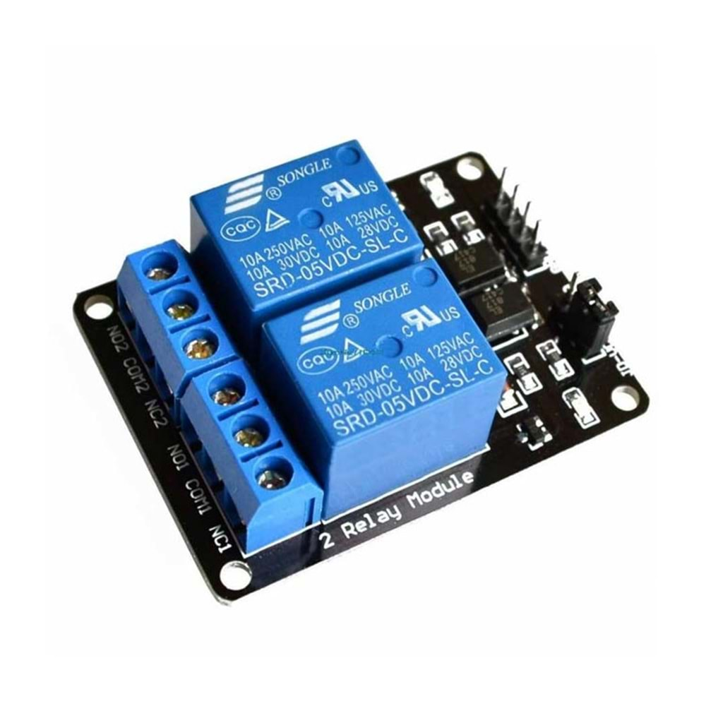 Arduino ARD-MDL 708-12V İki Kanal 12V Röle Modülü