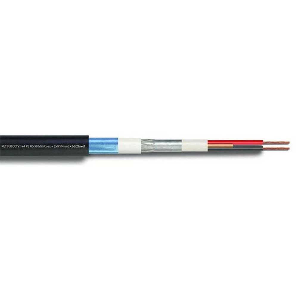 Onli ON-5002 2+1 1x0.50mm + 2x0.50mm Dış Mekan Mini Coax PE Kamera Kablosu - Metre