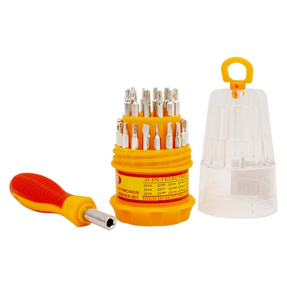 Powermaster 35383 Huajun 31 in 1 Değiştirilebilir Uç Tornavida Set