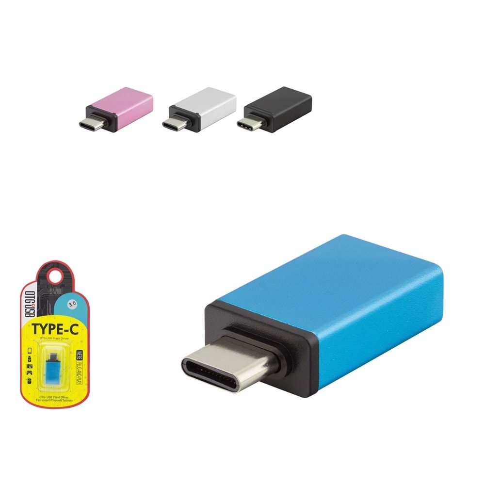 Hadron HDX5050 Type-C Erkek to Usb Dişi 3.0 Çevirici