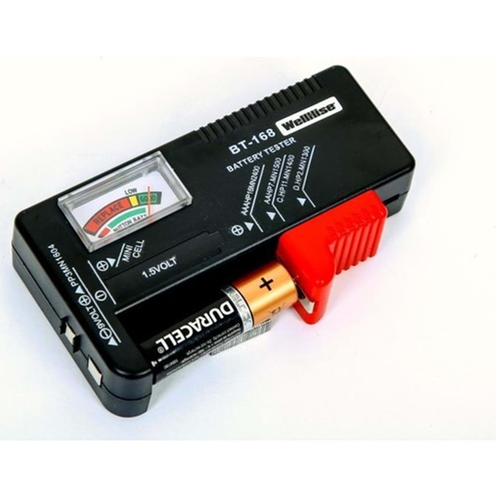 Wellhise BT-168 Ekranlı Pil Test Cihazı