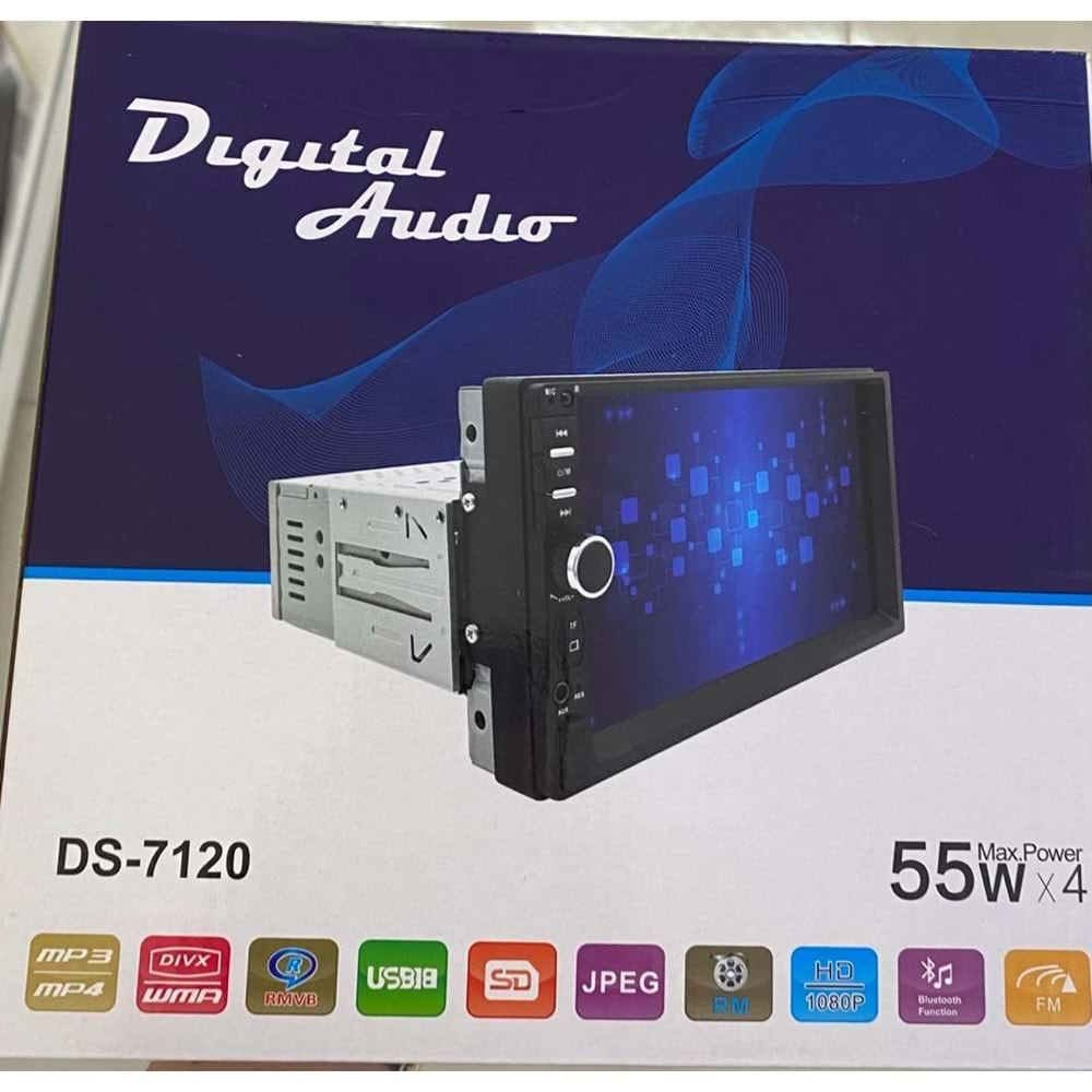 Digital Audio DA-7120 4x55 Watt Doubledin Oto Teyp