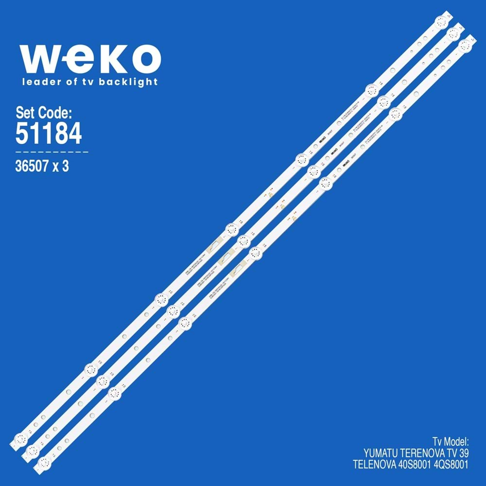 Weko Wkset-6184 36507x3 Yumatu 39