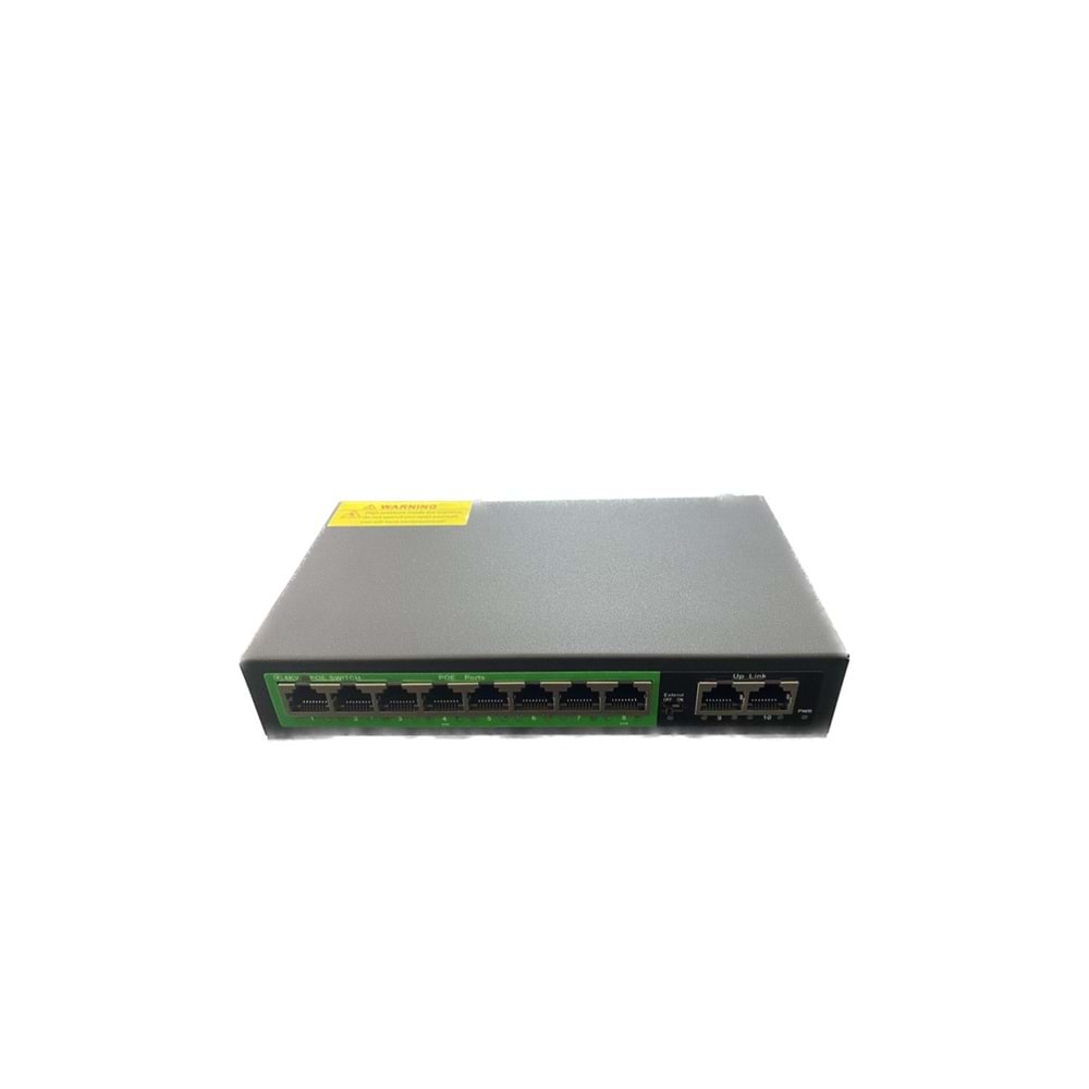 Rose PR-820 8+2 Poe 10/100MBPS Switch Hub