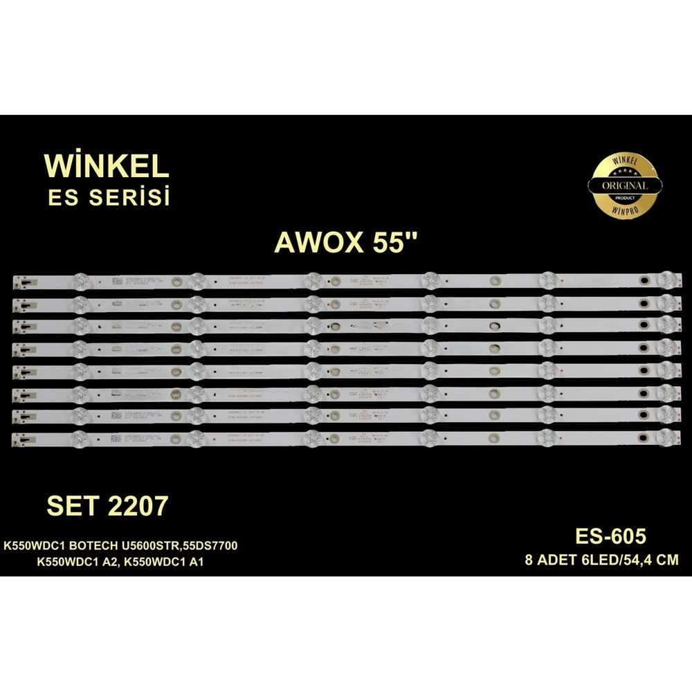 Winkel SET-2207 (RTL-0459) MLD489x8 Awox 55