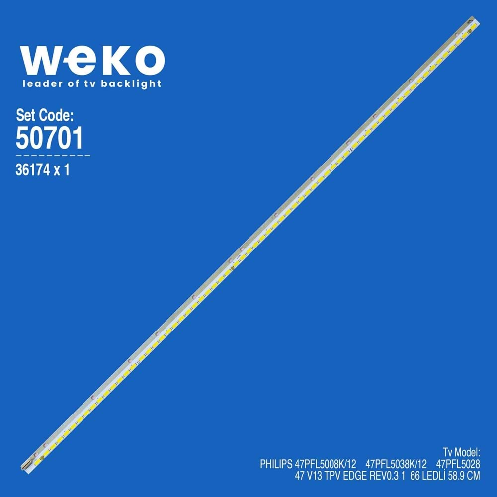 Weko Wkset-5701 36174X1 47 V13 TPV EDGE REV0.3 1 1 ADET LED BAR=MLD 801 X1 ELED 003 Lg 47