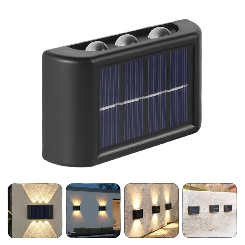 Powermaster 21533 Solar Aplik Duvar Lambası 4 Lü Set