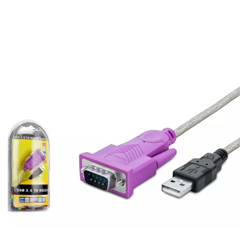 Hadron HDX1025 1.5M Usb to RS232 Çevirici
