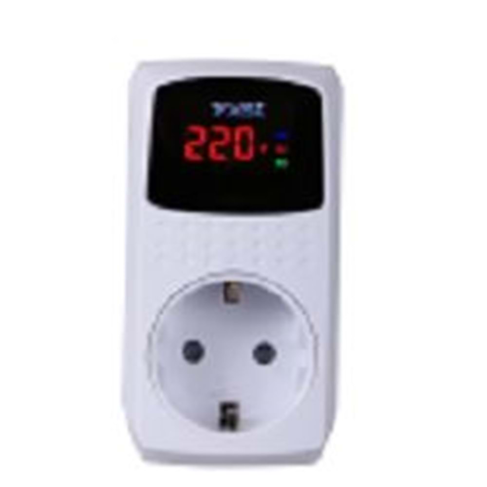 Vea VE-22393 15A 3520W Tekli Dijital Göstergeli Akım Korumalı Priz