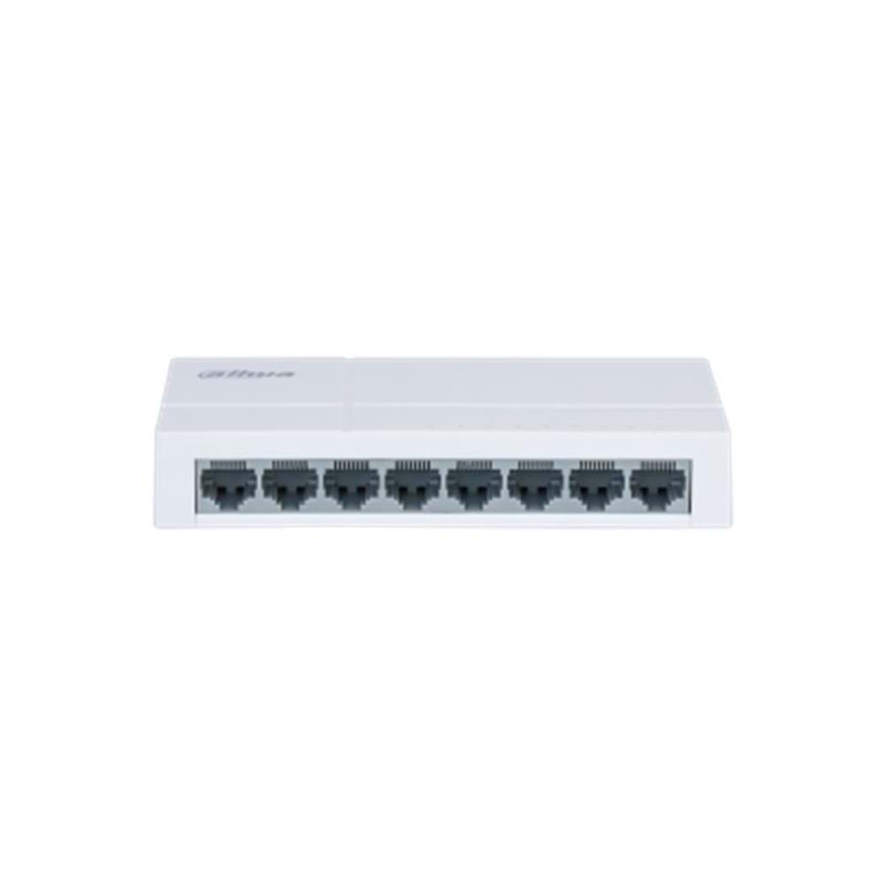 Dahua PFS3008-8ET-L 8 Port Megabit Yönetilemeyen Fast Ethernet Switch