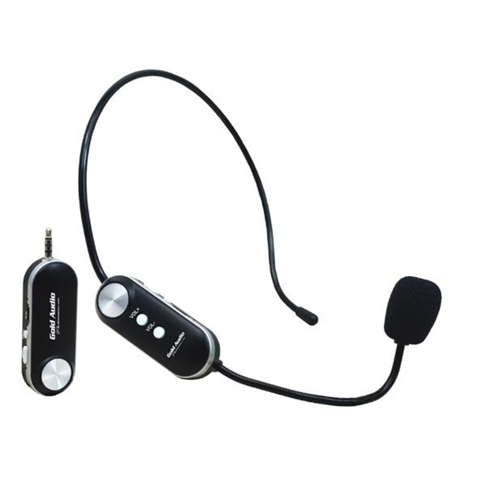 Gold Audio GX-741 UHF Tek Kanal Kafa Mikrofon