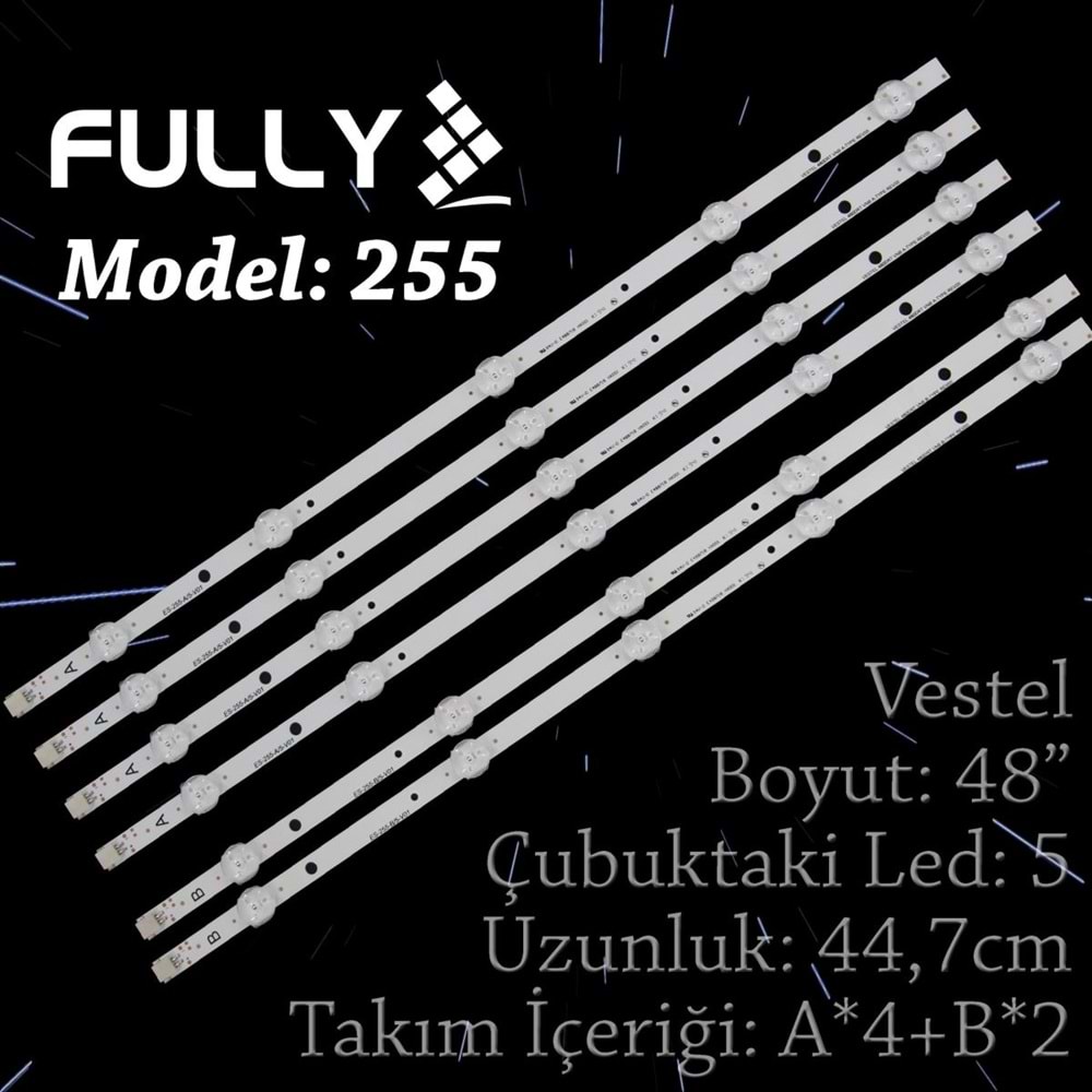 Fully SET-255 Vestel Tv Bar Led Takımı