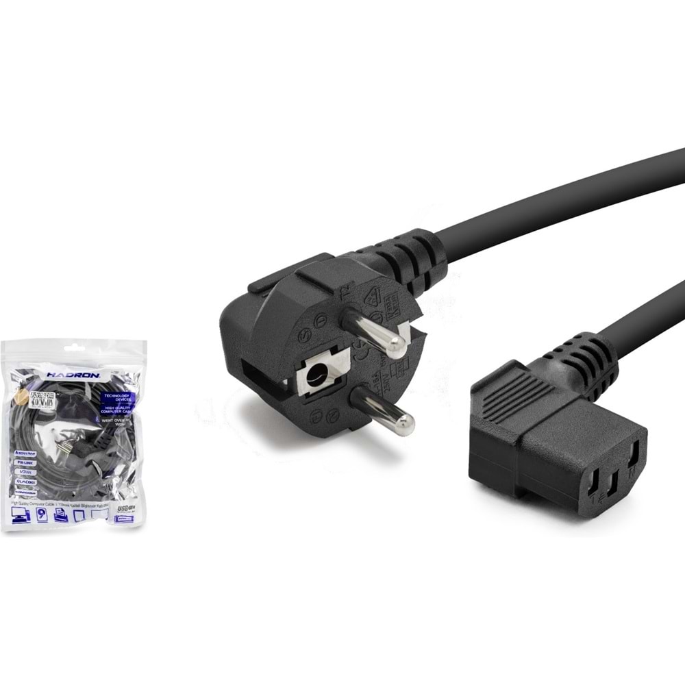 Hadron HDX5555 1mm 500W 1.8 Metre L Tip Power Kablo