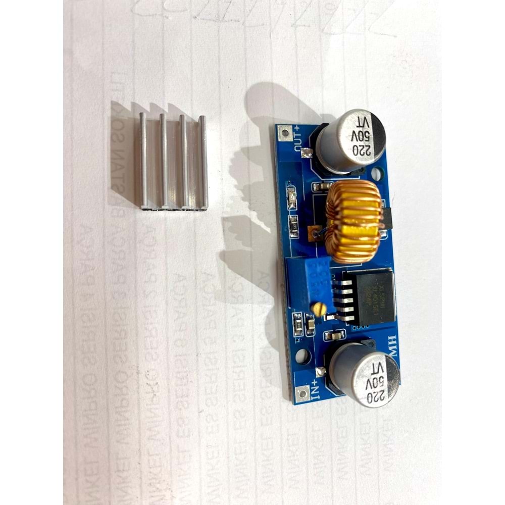 Arduino ARD-MDL 1259 XL4015 5A Ayarlı Voltaj Düşürücü Regülatör Kartı